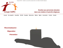Tablet Screenshot of groupe-sapec.net